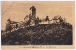 ak199980 Haut-Koenigsbourg, Vue d'Ensemble