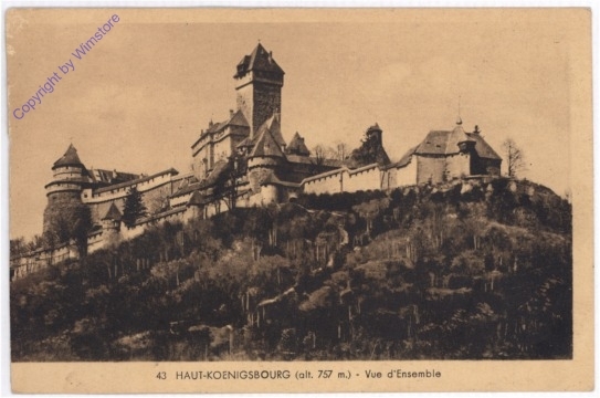 ak199980 Haut-Koenigsbourg, Vue d'Ensemble