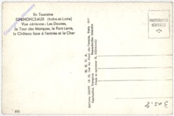 Chenonceaux, Vue cerienne