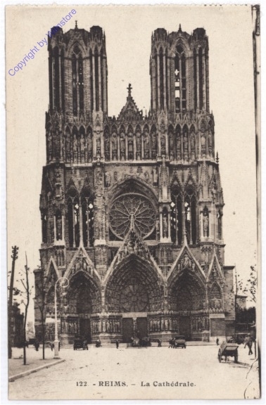 ak199988 Reims, La Cathedrale