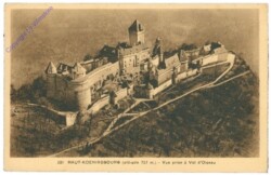 ak200001 Haut-Koenigsbourg, Vue prise a Vol d'Oiseau