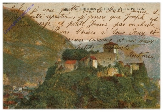 Lourdes, Le Chateau-Fort et le Pic du Jer