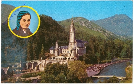 Lourdes, La Basilique et le Pont