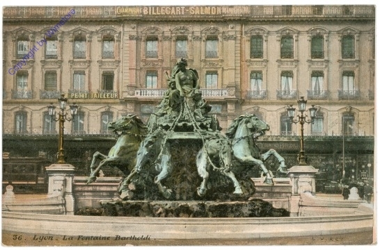 Lyon, La Fontaine Bartholdi