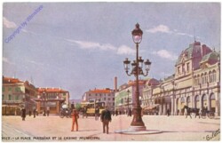 Nizza (Nice), La Place Massena et le Casino Municipal