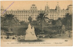 Nizza (Nice), Monument de S.M. la Reine Victoria