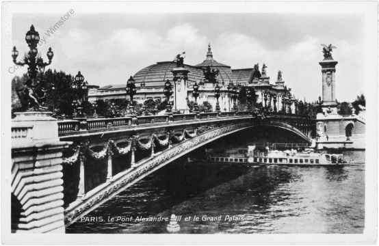 Paris, Le Pont Alexandre III et le Grand Palais