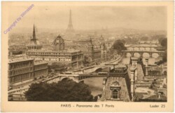 ak200123 Paris, Panorama des 7 Ponts