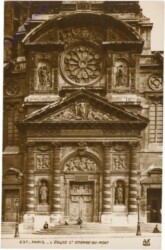 Paris, L'Eglise St. Etienne-du-Mont