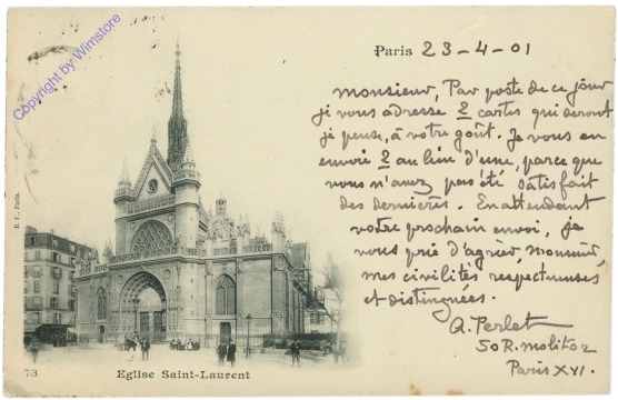 ak200141 Paris, Eglise Saint-Laurent