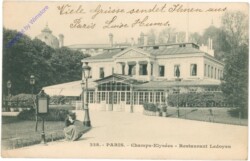 Paris, Champs-Elysees - Restaurant Ledoyen