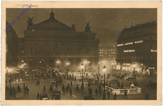 ak200155 Paris, L'Opera et la Place