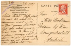 Paris, La Porte Saint-Martin, sur les Grands Boulevards