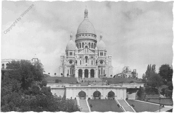 Paris, Basilique du Sacre-Coeur et colline de Montmartre