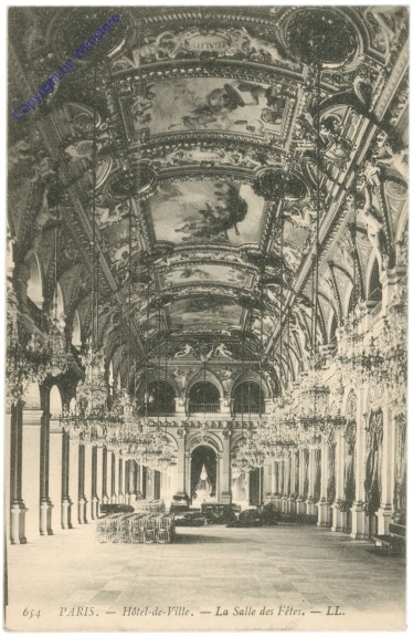 ak200261 Paris, Hotel-de-Ville, La Salle des Fetes