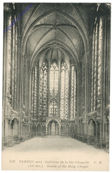 ak200268 Paris, Interieur de la Ste-Chapelle