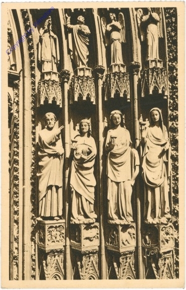 Strassburg, La Cathedrale, Les Vierges Sages
