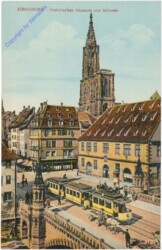 ak200320 Strassburg, Historisches Museum und Münster