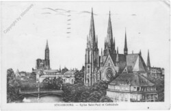 ak200329 Strassburg, Eglise Saint-Paul et Cathedrale