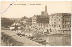 ak200337 Strassburg, Le Quai des Bateliers