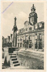 ak200345 Schwäbisch Hall, Solbad, Rathaus mit Pranger