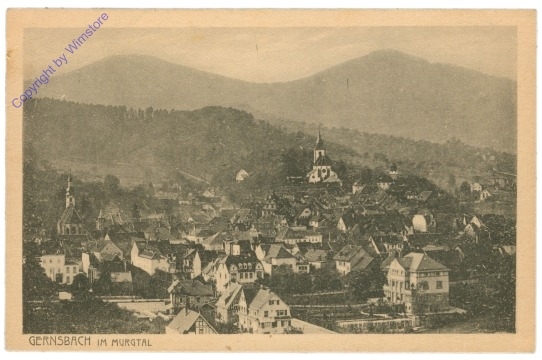 Gernsbach, im Murgeltal