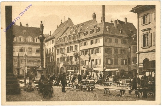 Freiburg i.Br., Marktscene