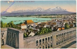 Konstanz, vom Münster aus mit Säntis