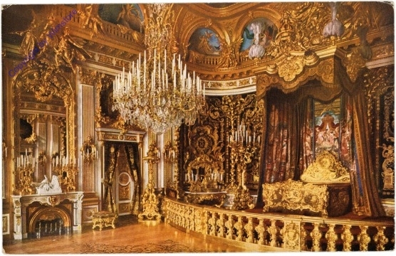 ak200376 Herrenchiemsee, Kgl. Schloss, Prunkbett