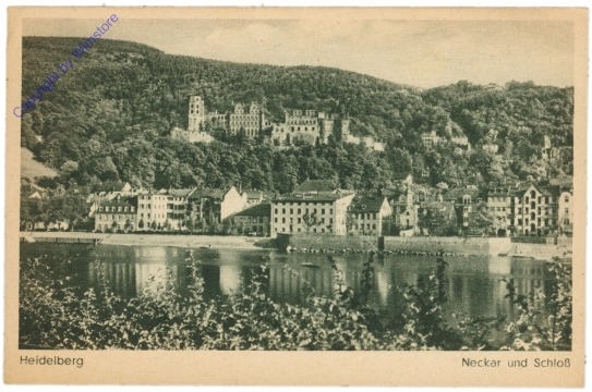 Heidelberg, Neckar und Schloss