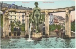 ak200403 Karlsruhe, Stephans-Brunnen