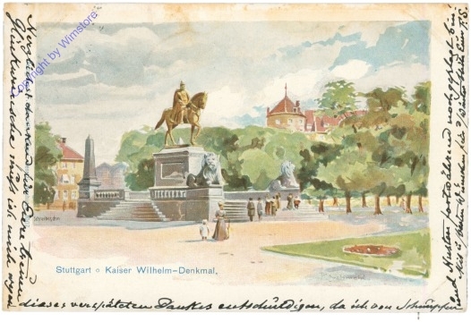 Stuttgart, Kaiser Wilhelm Denkmal