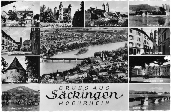 ak200416 Säckingen, Multiansicht