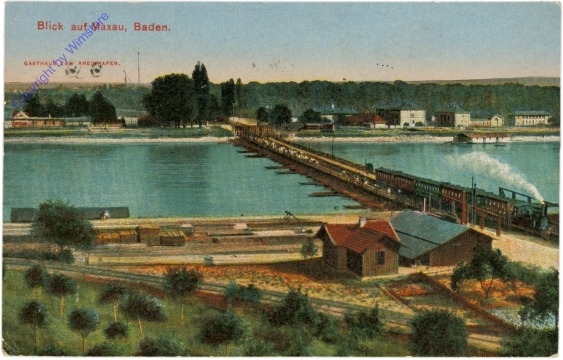 Baden, Blick auf Maxau
