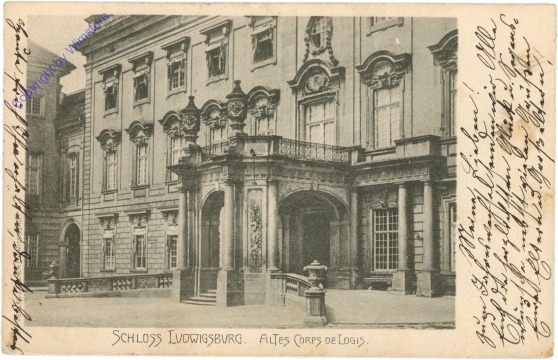 ak200438 Ludwigsburg, Schloss, Altes Corps de Logis
