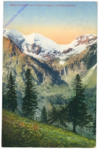 ak200447 Käfertal, gegen das Fuscher-Eiskaar und Bärenköpfe