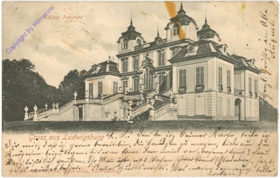 ak200453 Ludwigsburg, Schloss Favorite