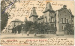 Ludwigsburg, Musikhalle m. Bahnhotel