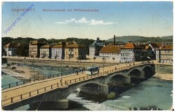 Cannstatt, Neckarvorstadt mit Wilhelmsbrücke