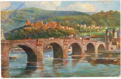 Heidelberg, Alte Brücke mit Schloss