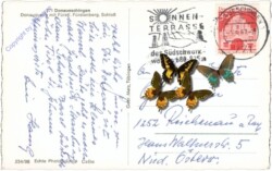 Donaueschingen, Donauquelle mit Fürstl. Fürstenberg. Schloss