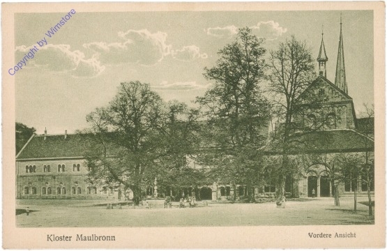 ak200494 Maulbronn, Kloster, Vordere Ansicht