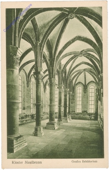 ak200501 Maulbronn, Kloster, Großes Refektorium