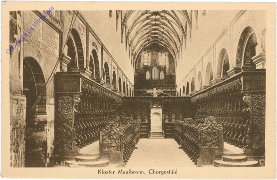 ak200516 Maulbronn, Kloster, Chorgestühl