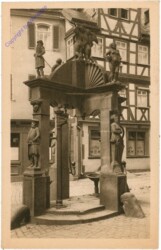 ak200537 Wertheim a. Main, Der Engelbrunnen