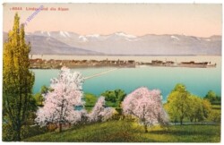 ak200544 Lindau, und die Alpen