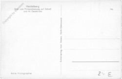 Heidelberg, Blick vom Philosophenweg