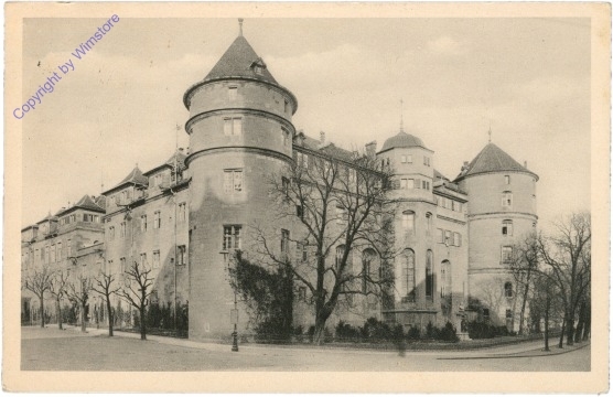 Stuttgart, Altes Schloss vor dem Brand