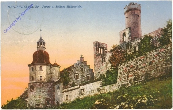 Heidenheim a. Br., Partie a. Schloss Hellenstein