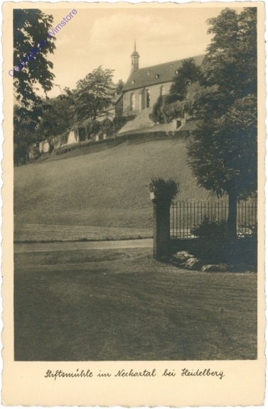 Heidelberg, Stiftsmühle im Neckartal